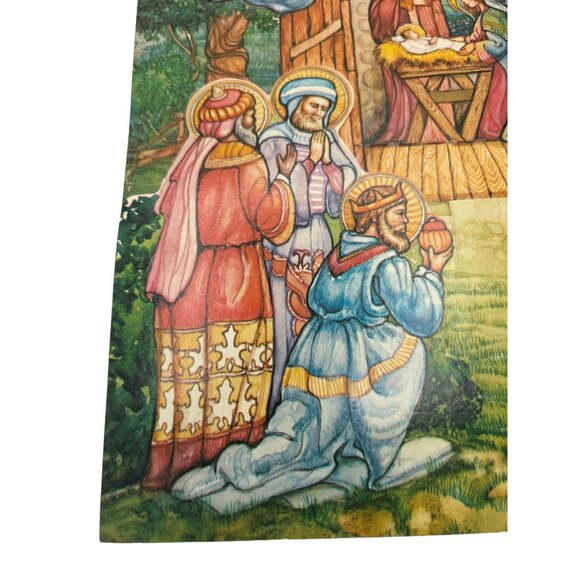 Vintage Current Christmas The Story of Christmas Paper Pop up Advent Calendar 19 - Picture 2 of 13